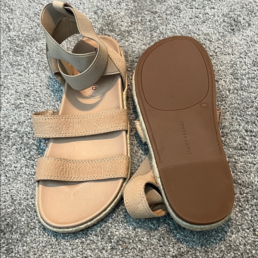 Lucky Brand Beige Women's Sandals